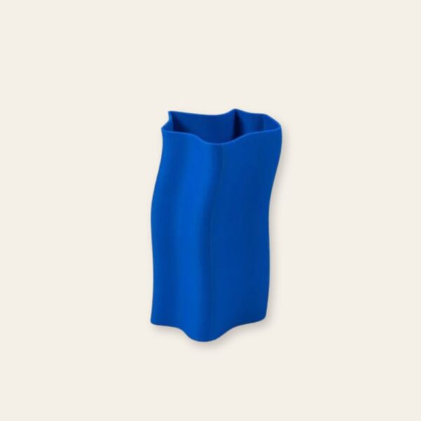 Vase fluid Dilemma Studio - blau