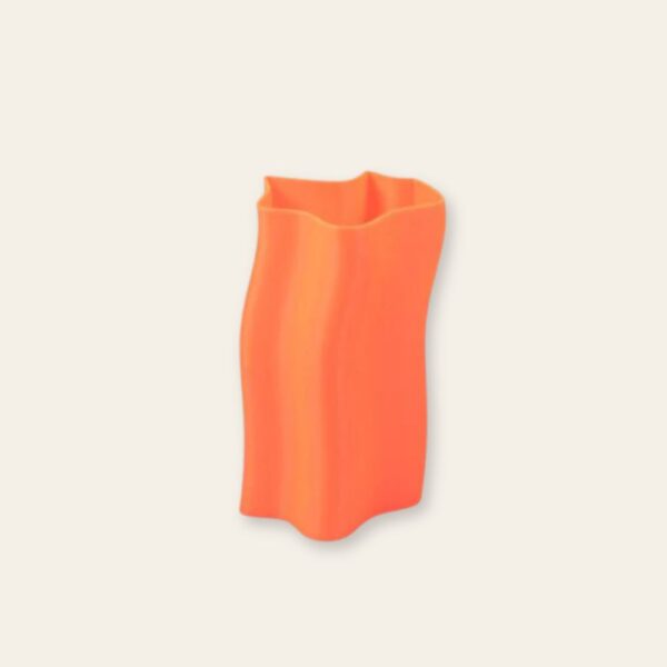 Vase fluid Dilemma Studio - orange